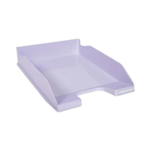Corbeille à courrier superposable Aquarel - Lilas - Exacompta