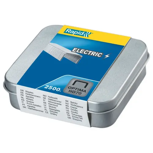 2500 Agrafes OPTIMA 70 pour agrafeuses &eacute;lectriques - REXEL 