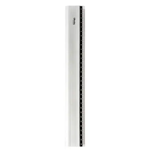 Règle plate Wonday 30 cm - aluminium