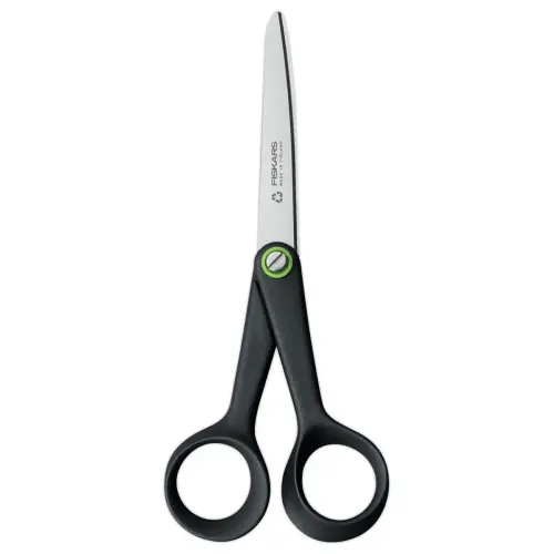 Ciseaux  FISKARS  ambidextres 17 cm recycl&eacute;s / recyclables 100% 