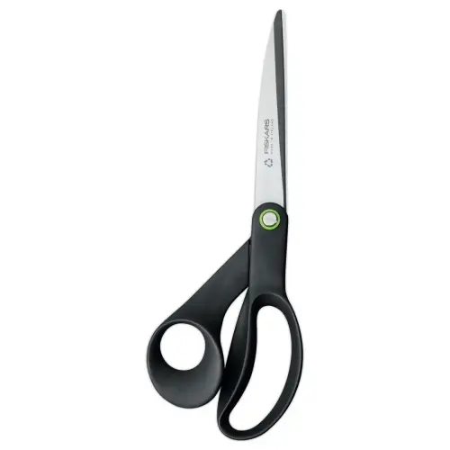 Ciseaux  FISKARS droitiers 24 cm recycl&eacute;s  / recyclables 100% 