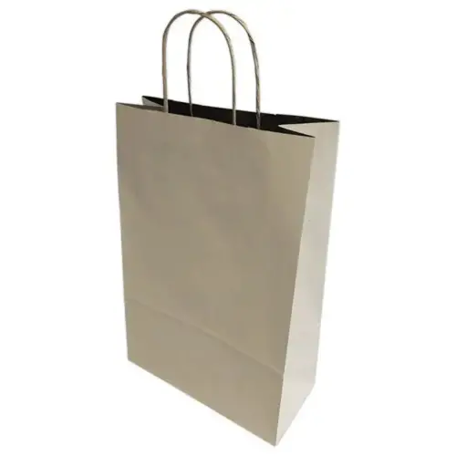 200 Sac kraft poign&eacute;es torsad&eacute;es grand format L 32 x P15 x H42 cm 