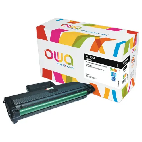 Toner ARMOR noir compatible HP W1106A - tr&egrave;s tr&egrave;s haute capacit&eacute; 
