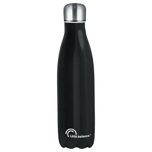 Bouteille isotherme inox 50 cl, coloris noir 