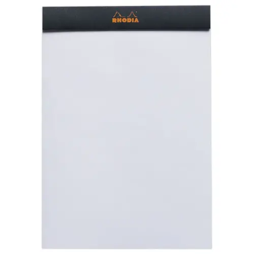 Bloc-notes A5 - Noir - 80 feuilles - RHODIA