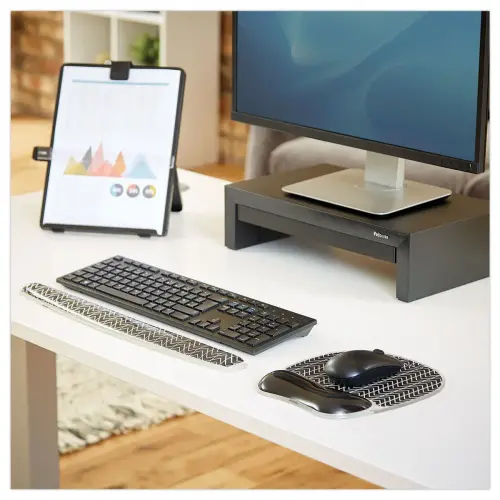 Tapis de souris gel - Motifs chevrons - FELLOWES