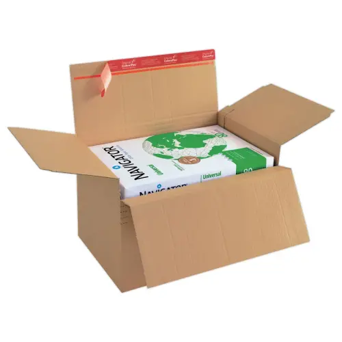 10 Cartons à hauteurs variables L 30,4 x l 21,6 x H 13 à 22 cm