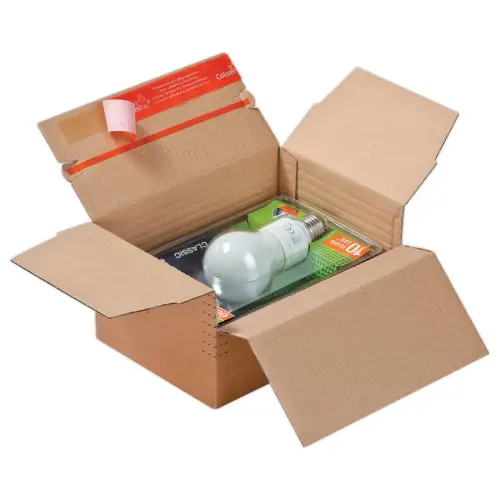10 Cartons à hauteurs variables L22,9x l16,4xH5 à 11,5 cm