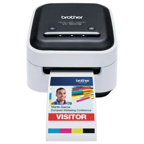 Imprimante &eacute;tiquettes Brother couleur VC-500WCR 