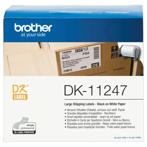 Rouleau d'étiquettes QL BROTHER 103,6 x 164,3 mm DK11247