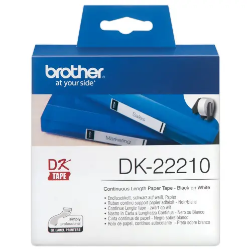 Rouleau d'&eacute;tiquettes QL BROTHER 29 mm x 30 m DK22210 