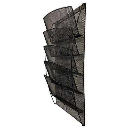 Pr&eacute;sentoir mural MESH &ndash; 5 compartiments paysages &ndash; Alba 