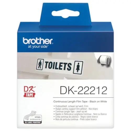Rouleau d'étiquettes QL BROTHER 62 mm x 15 m DK22212