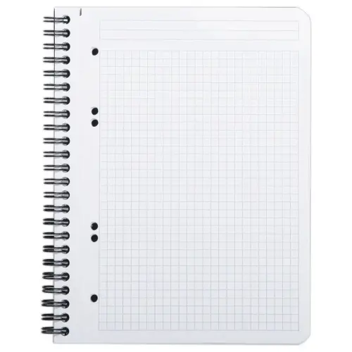Cahier polypropylène - 160 pages A5+ 5x5 - RHODIA