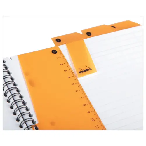 Cahier polypropylène - 160 pages A5+ 5x5 - RHODIA