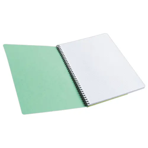 Cahier recycl&eacute; &agrave; spirales - A4 - 5x5 - FOREVER 