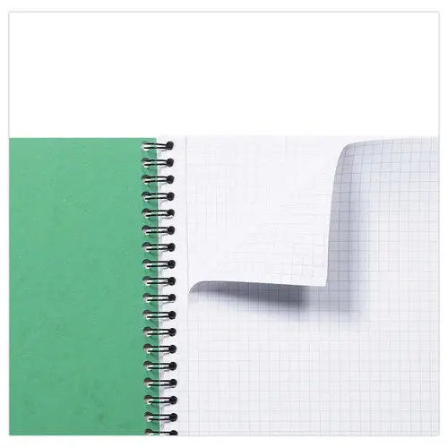 Cahier recycl&eacute; &agrave; spirales - A4 - 5x5 - FOREVER 
