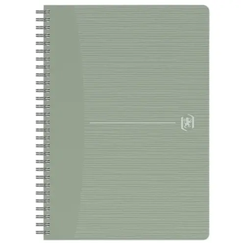 Cahier recycl&eacute; &agrave; spirales 180 pages 90g - A5 - 5x5 - OXFORD 