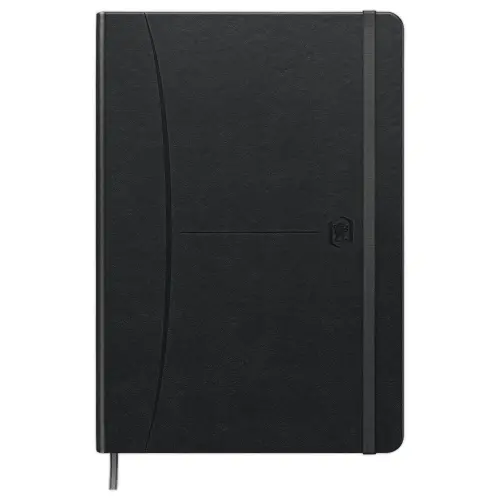 Cahier Signature broch&eacute; A5 160 pages lign&eacute;. Noir 