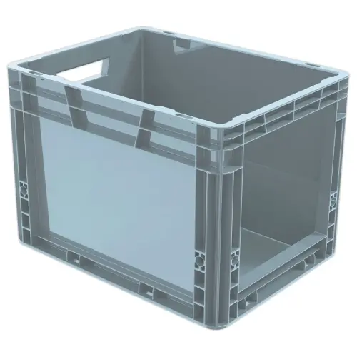 Bac picking avec ouverture large gris 25L