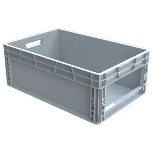 Bac picking avec ouverture large gris 45L