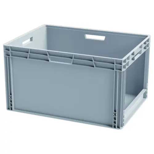 Bac picking avec ouverture large gris 185L 