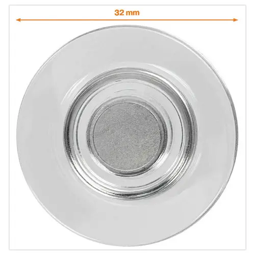 4 Aimants pour tableaux blancs - 32 mm de diamètre - NOBO