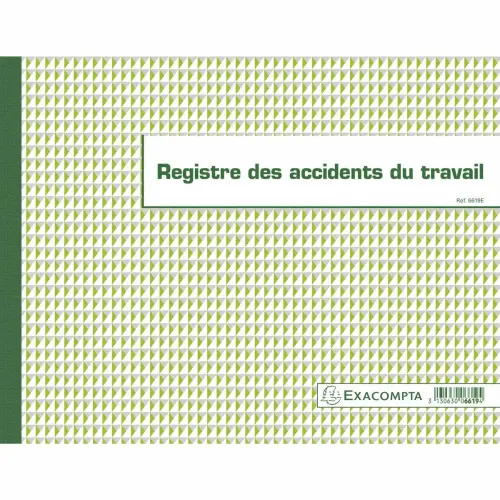 Piq&ucirc;re accident du travail - 24x32 cm - 20 pages 