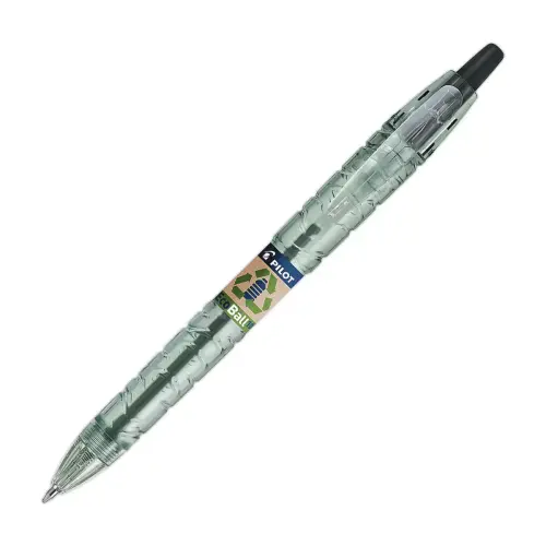 Stylo bille rechargeable B2P EcoBall - Pointe moyenne - Noir - Pilot