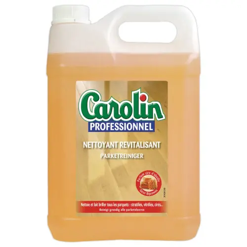 Nettoyant revitalisant pour parquets &agrave;la cire d'abeille, bidon de 5L 
