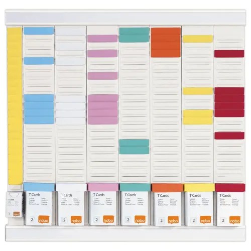 Kit planning annuel 8 colonnes hebdomadaires - Blanc
