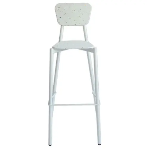 Tabouret haut MAHAUT décor FLOREAL monté