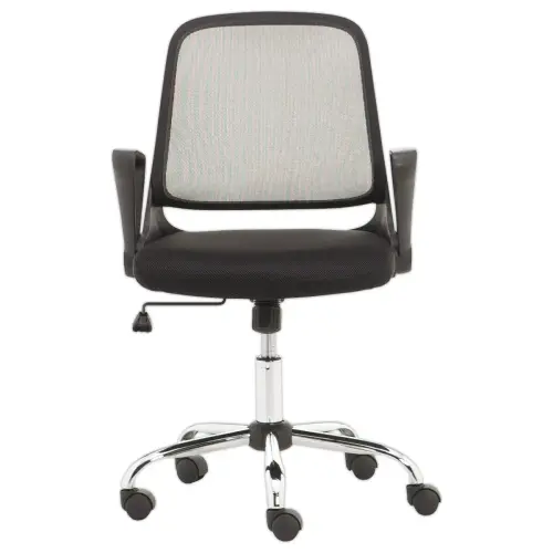 Si&egrave;ge de bureau &agrave; m&eacute;canisme basculant centr&eacute; Try - Noir 