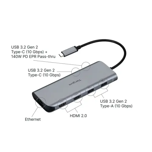 Station d'accueil Targus USB-C Universal Dual HDMI 4K