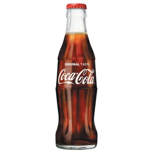12 Bouteilles en verre Coca Cola - 25 cl