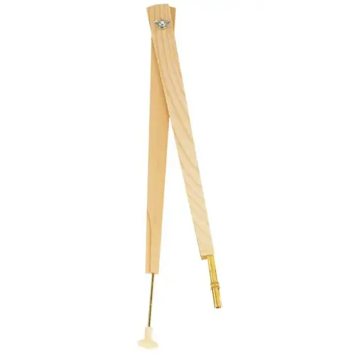 Compas pour tableau pour craie WONDAY - 40cm - bois naturel - ventouse
