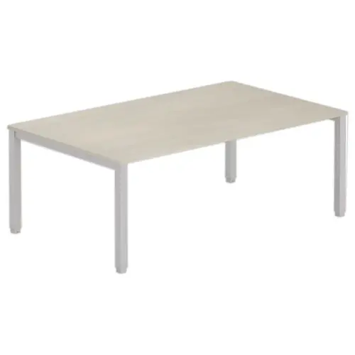 Table modulaire rectangulaire 200 x 120 acacia/ alu