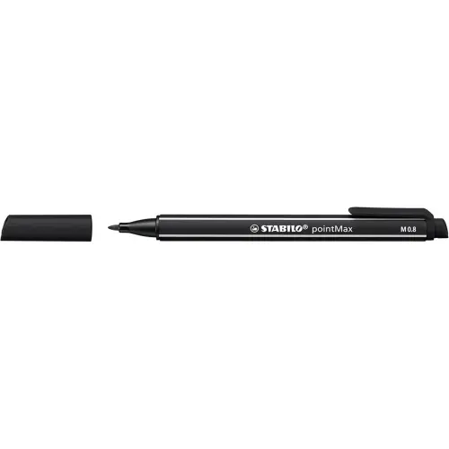 Stylo feutre Stabilo pointMax - pointe moyenne - coloris assortis - lot de 15 