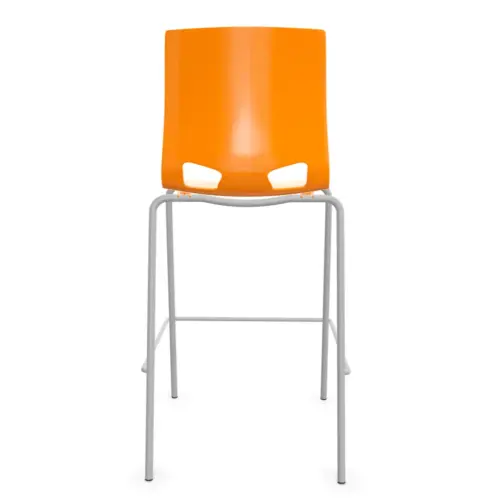 Tabouret haut FONDO HOCKER polypropyl&egrave;ne orange 