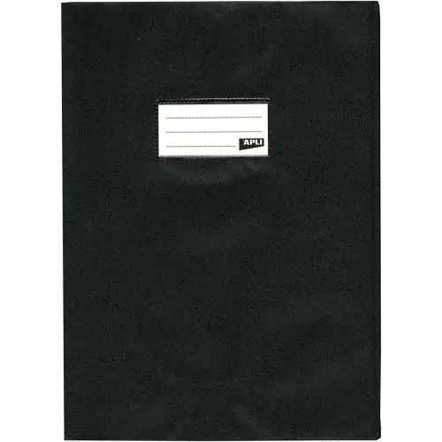 Prot&egrave;ge-cahier  21 x 29,7 cm Apli - polypropyl&egrave;ne 19/100 - noir 