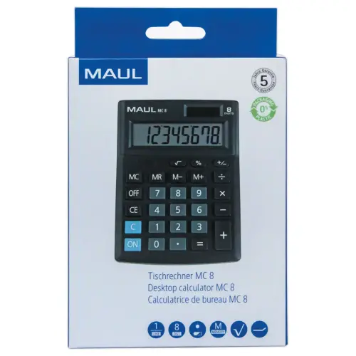 Calculatrice de bureau MAUL MC 8