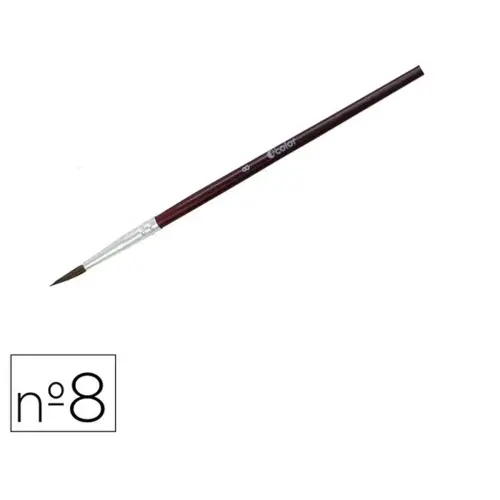 Pinceau gouache poil de poney n&deg;8 O'color -  lot de 10 