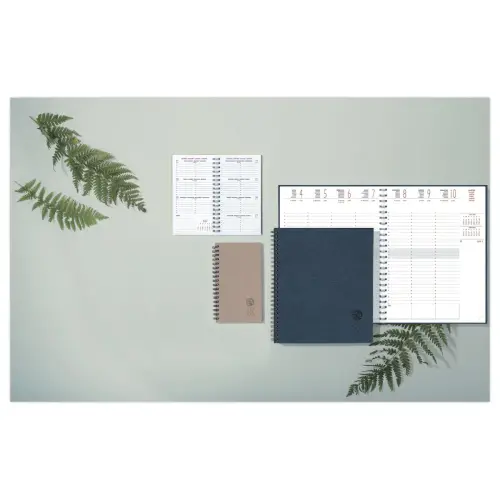 Agenda semainier Forever - 21 x 27 cm - Anthracite - Décembre à décembre - EXACOMPTA