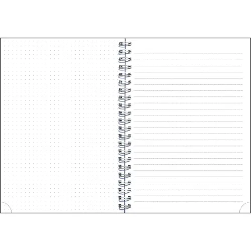 Agenda semainier Exacompta  Mini Labo - 15x21cm - Fleurs fond blanc 