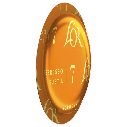50 Capsules DISC caf&eacute; L'OR Espresso Subtil 
