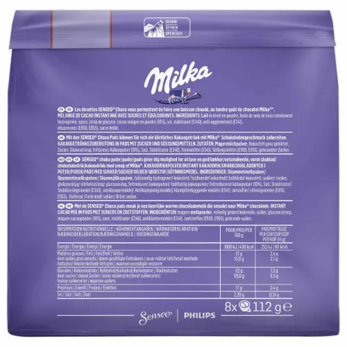 8 Dosettes de café Senseo® Milka x8