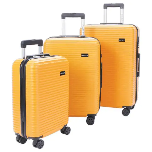 SET 3 VALISES ORANGE