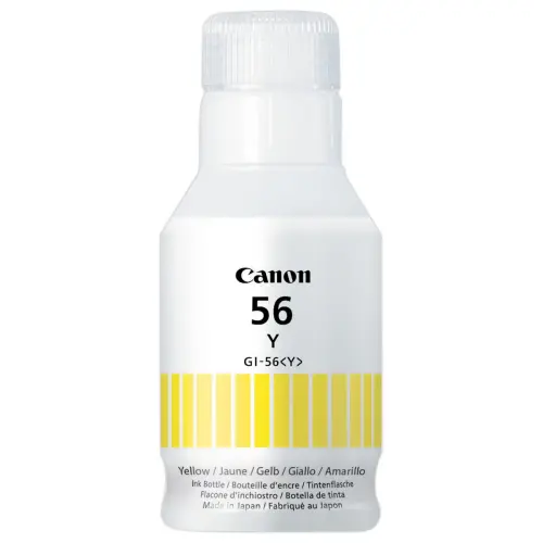 Cartouche CANON GI-56 jaune Encreà pigment