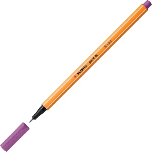 Stylo feutre Stabilo point 88 - pointe extra fine 0,4 mm - coloris assortis- Lot de 60