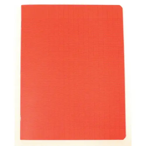 Cahier piqûre Seyès - A5+ 90 g - 96 pages - Rouge - Access